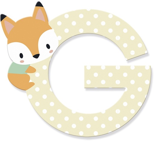 [JA_1717] Lettre en bois G