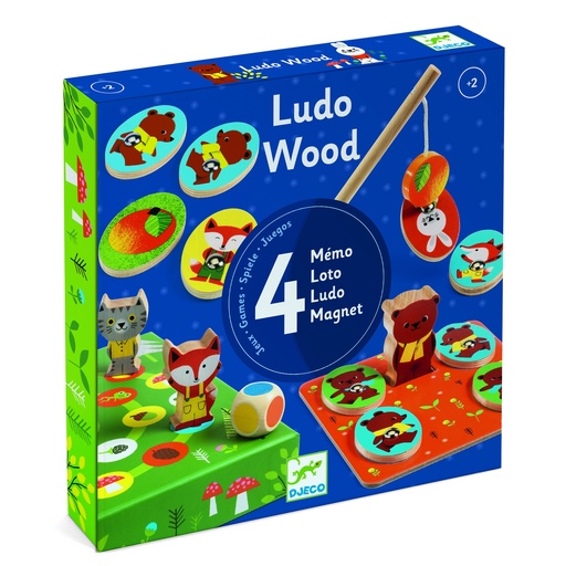 [DJ-6286] LudoWood 4 jeux