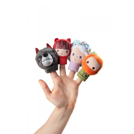 [LI-4055] Marionnettes à doigts Chaperon rouge Lilliputiens