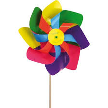[VI-9201] Moulin à vent multicolore