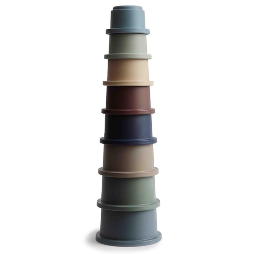 [MU_1380] Mushie Stacking Tower Forrest