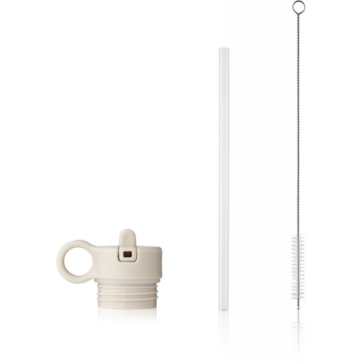 [LI-1407] Neo Lid with Straw and Brush Sandy Liewood