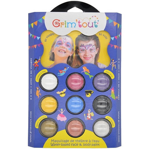 [GR-9874] Palette 9 Couleurs Licornes