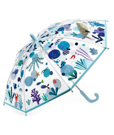 [DJ-7273] Parapluie Petit Modèle Monde Marin Djeco