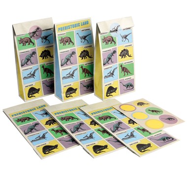 [RE_2770] Party Bags Dinosaurs (6 p.)