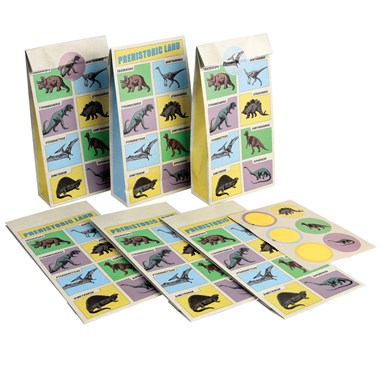 [RE_2770] Party Bags Dinosaurs (6 p.)