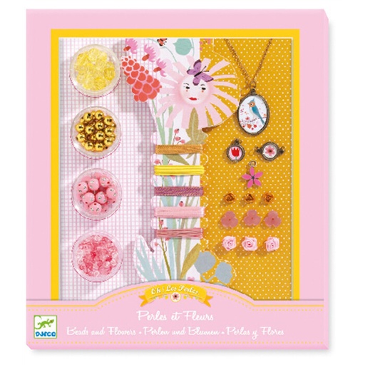 [DJ-8015] Perles et fleurs