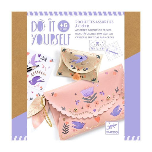 [DJ_9762] Pochettes assorties à créer Djeco