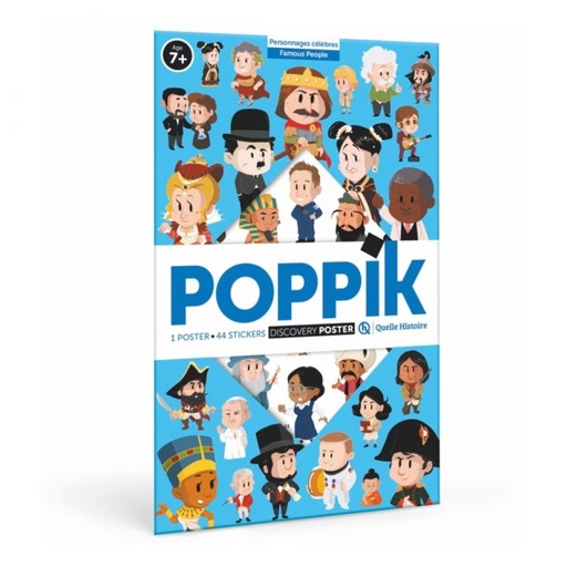 [PO_1774] Poster en stickers Personnages célèbres - Poppik