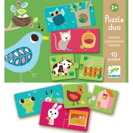 [DJ-1642] Puzzle Duo Habitat