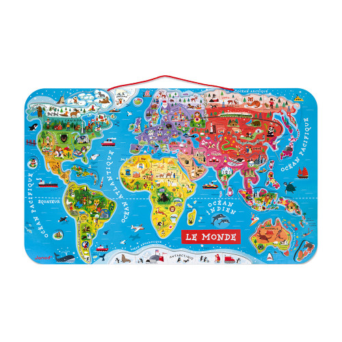 [JA-5005] Puzzle Monde magnétique