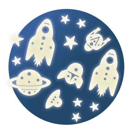 [DJ-5910] Stickers muraux Mission Espace