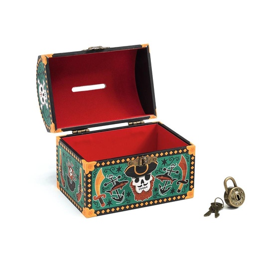 [DJ-3313] Tirelire Pirate Djeco