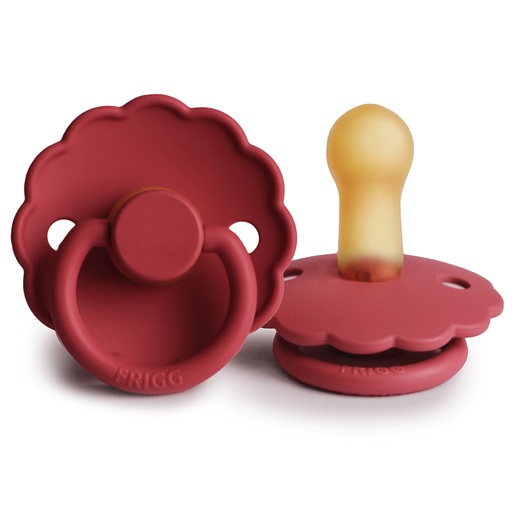 [FR-4527] Tétine Silicone Frigg Daisy Scarlet Taille 2 (6-18 mois)