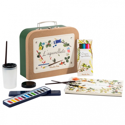 [MO_4153] Valise L'Aquarelliste Le Jardin du Moulin
