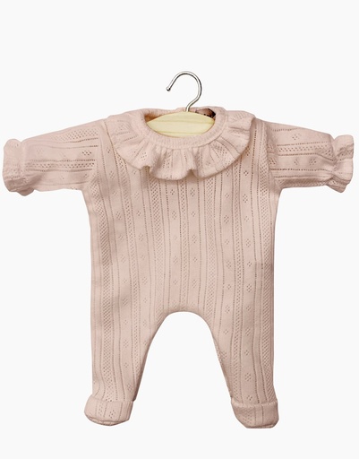 [MI_1346] Dors bien Camille en coton pointillé pétale Babies Minikane