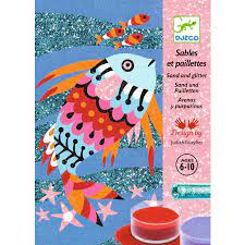 [DJ-6616] Sables et paillettes Arc-en-ciel de poissons Djeco