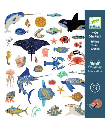 [DJ-2785] Stickers métallisés Océan Djeco