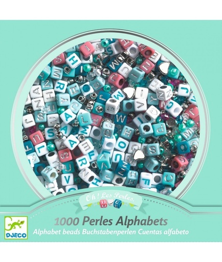 [DJ-0308] Perles Alphabet Argent Djeco