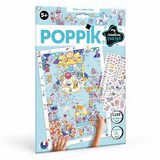 [PO_2085] Poster créatif + 150 stickers La fête (5 ans et +) Poppik