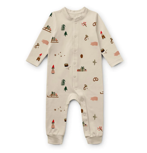 [LI-6439] Birk Printed Pyjamas Jumpsuit Holiday Sandy Taille 56 Liewood