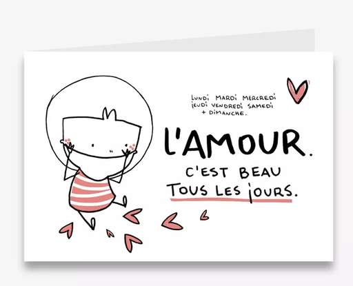 [EM_0043] Carte L'amour double