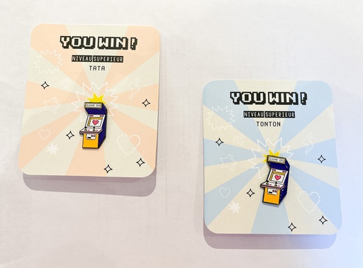 [SKU01BRTTP] Pin's You Win Tonton Annonce Grossesse