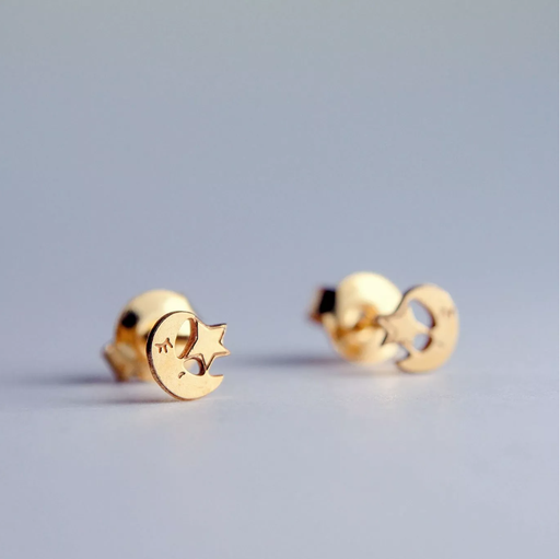 [BO_MOON_KISS] Boucles d'oreilles Moon Kiss Adorabili