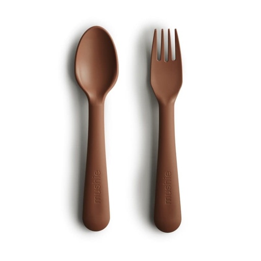 [MU-1588] Fork & Spoon Caramel Mushie (Fourchette cuillère)
