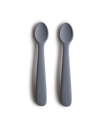 [MU-6163] Cuillères Bébé Silicone Tradewinds Baby Spoons Mushie