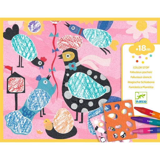 [DJ-9938] Color Stop Fabuleux pochoirs