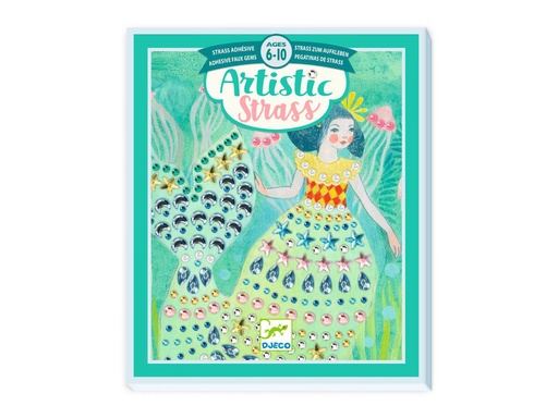 [DJ-4338] Artistic Strass Ondes aquatiques