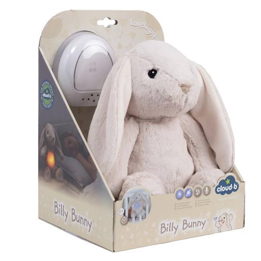 [CL-0034] Peluche musicale et lumineuse Billy le lapin LoveLight Cloud-B