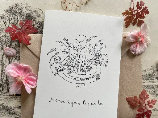 [Carte Papillonnage Là pour toi] Carte Papillonnage Là pour toi