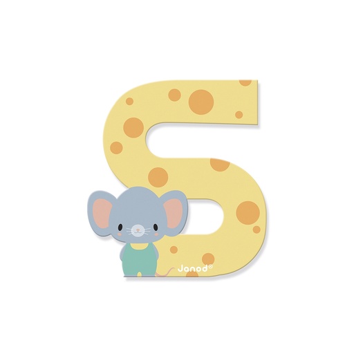 [JA-1830] Lettre en bois S Pure Janod