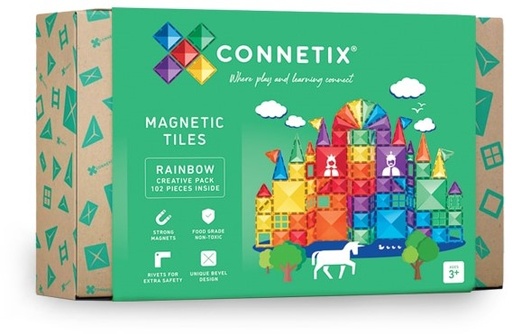 [CO-3361] Connetix 102 pcs Rainbow Creative Pack