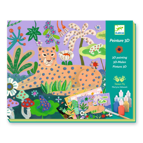 [DJ-9686] Peinture 3D Forêt tropicale