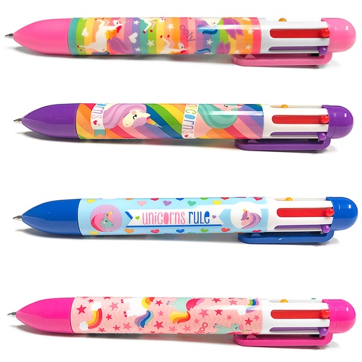 [OO-8989] 6 Click Pens Unique Unicorns - Ooly