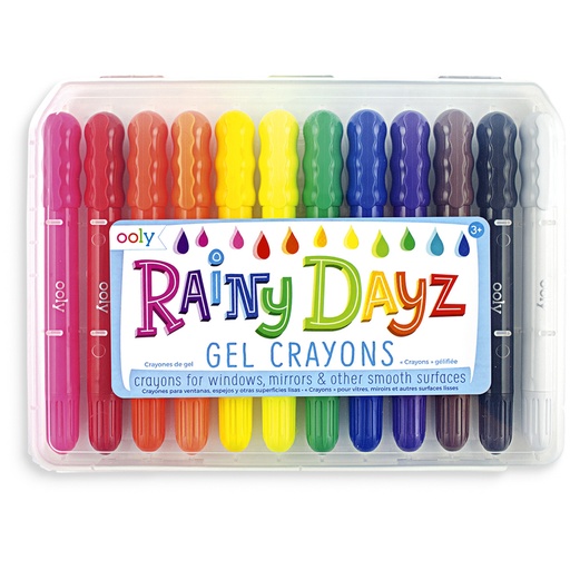 [OO-4134] Rainy Days Gel Crayons (set of 12) - Ooly