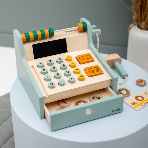 [TR-5552] Caisse Enregistreuse & accessoires en bois