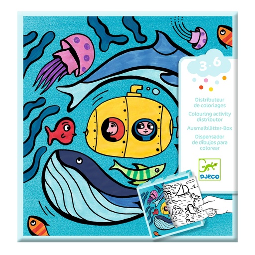 [DJ-0513] Distributeur de coloriage Océan Djeco