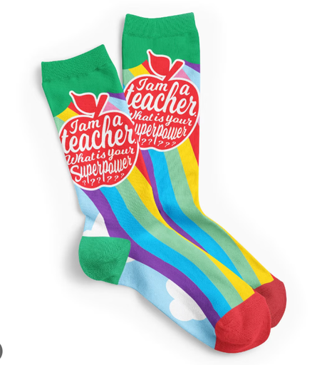 [IN-0634] Chaussettes I'm a teacher (37-41)