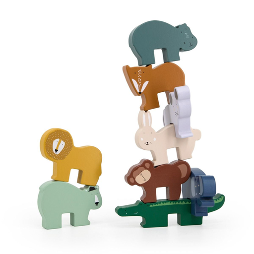 [TR-8041] Jeu d'empilage d'animaux en bois Trixie