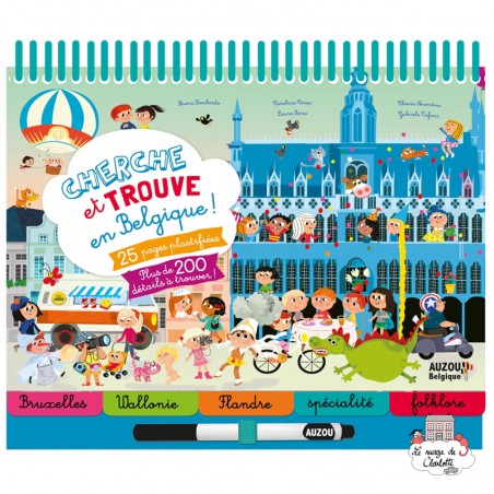 [AU-2368] Cherche et trouve en Belgique + marqueur effaçable