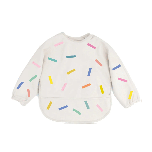 [CO-3331] Bavoir Longues Manches Confetti