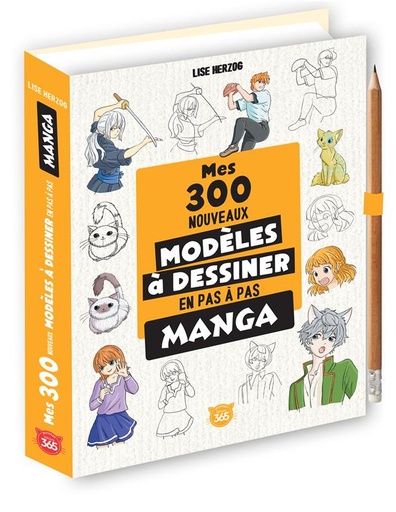[36-3254] Mes 300 nouveaux modèles mangas à dessiner en pas à pas 