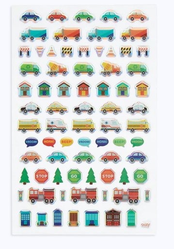 [OO-7927] Stickiville Stickers - Standard - Workin' Wheels