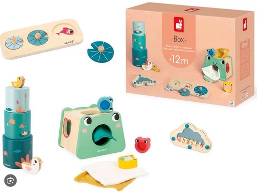 [JA-0636] Box 12 mois Stimuler son éveil sensoriel Janod