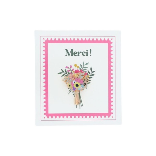 [LE-8991] Pin's merci bouquet