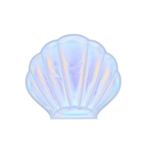 [LE-7352] Miroir de poche coquillage iridescent